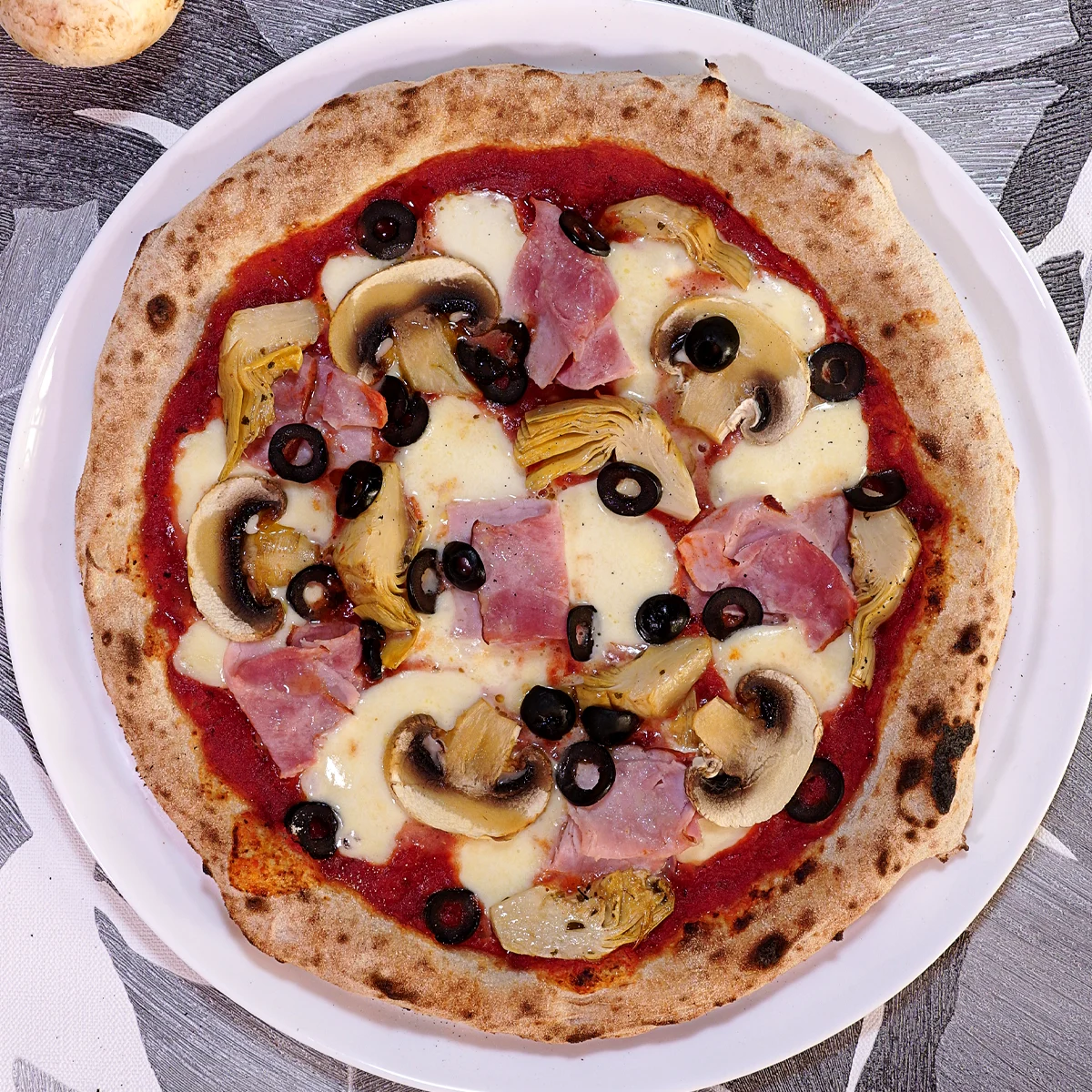 Capricciosa - pizzaresepti Pizzanpaistajat -kirjasta